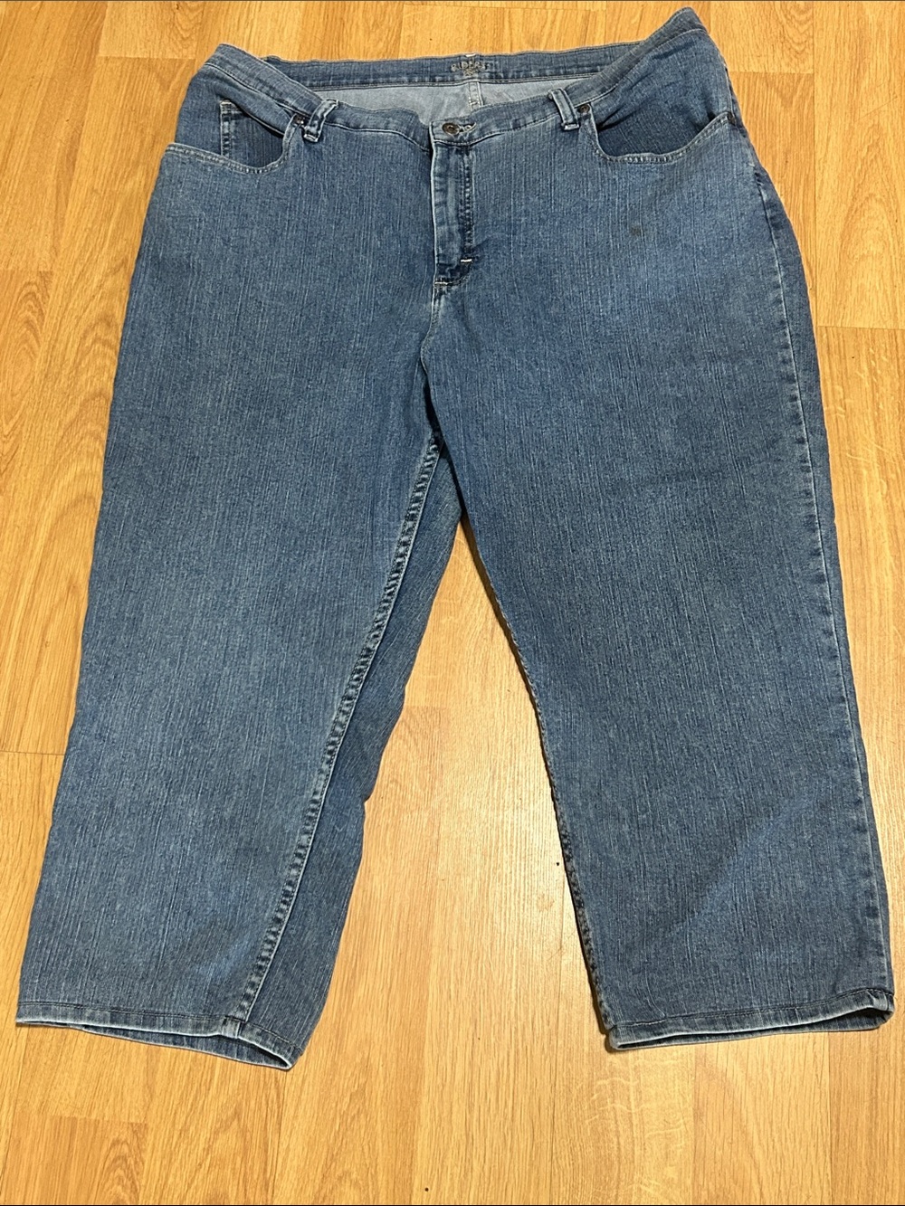 Riders by Lee Classic Fit Women's Blue Cropped Ankle Jeans Size 20W Medium